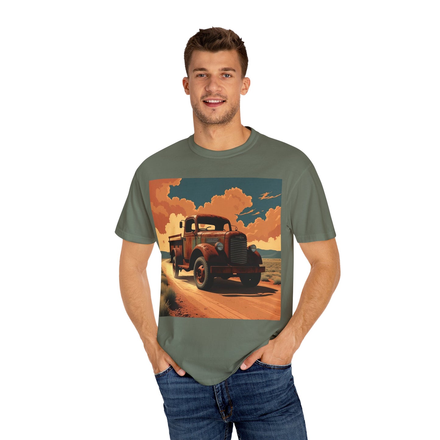 Classic Truck Unisex T-Shirt, Retro Car Tee, Casual Graphic Top, Road Trip Apparel, Gift for Adventurers