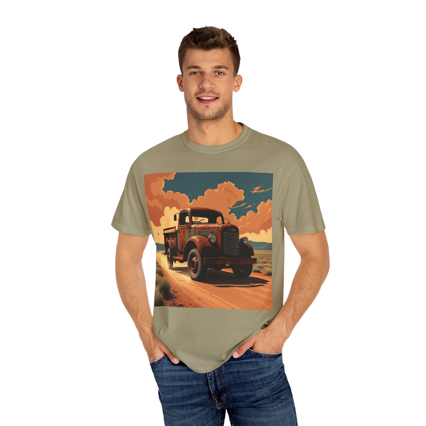 Classic Truck Unisex T-Shirt, Retro Car Tee, Casual Graphic Top, Road Trip Apparel, Gift for Adventurers