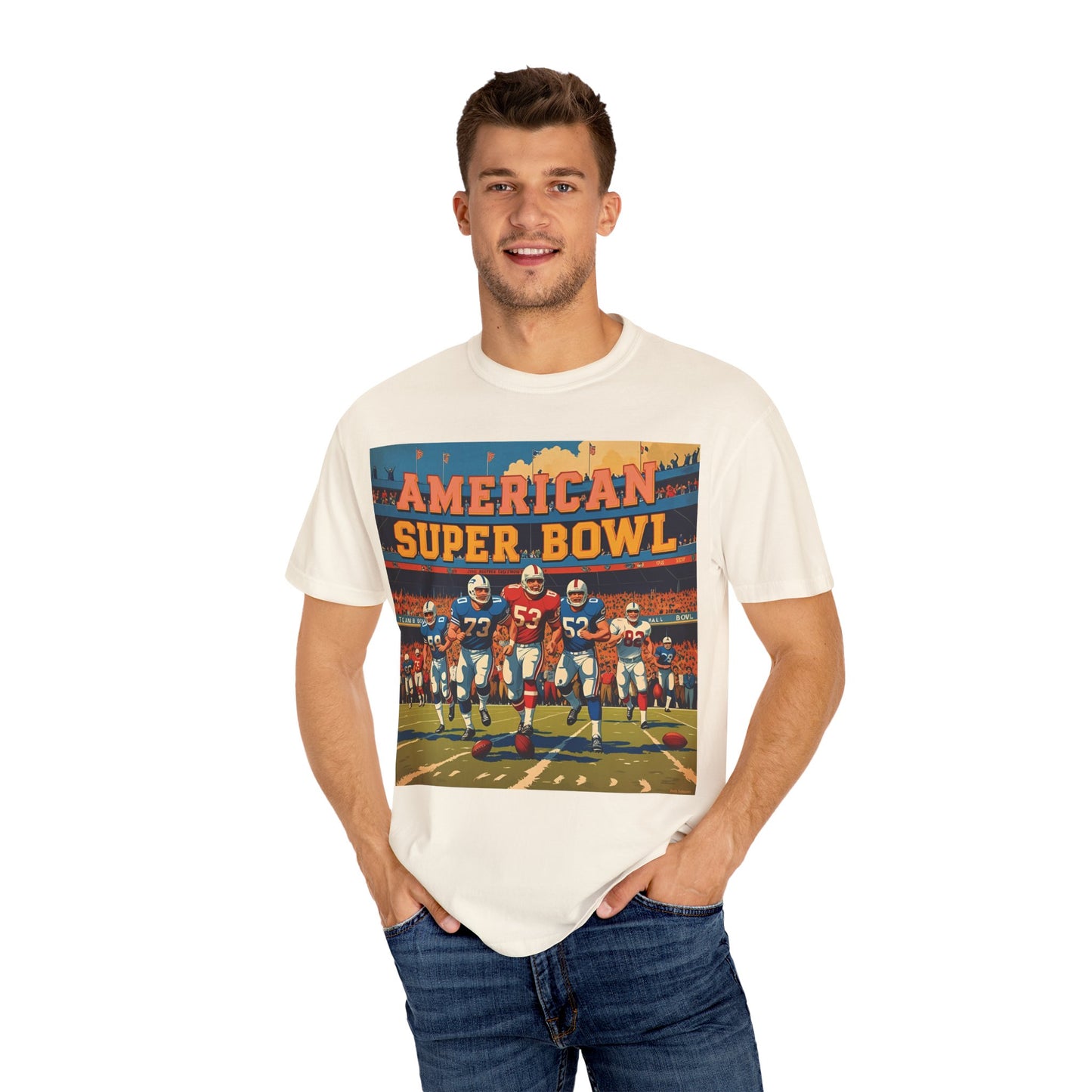 Super Bowl Vintage Unisex T-Shirt, Sports Fan Tee, Game Day Apparel, Sports Gift, Football Celebration Shirt