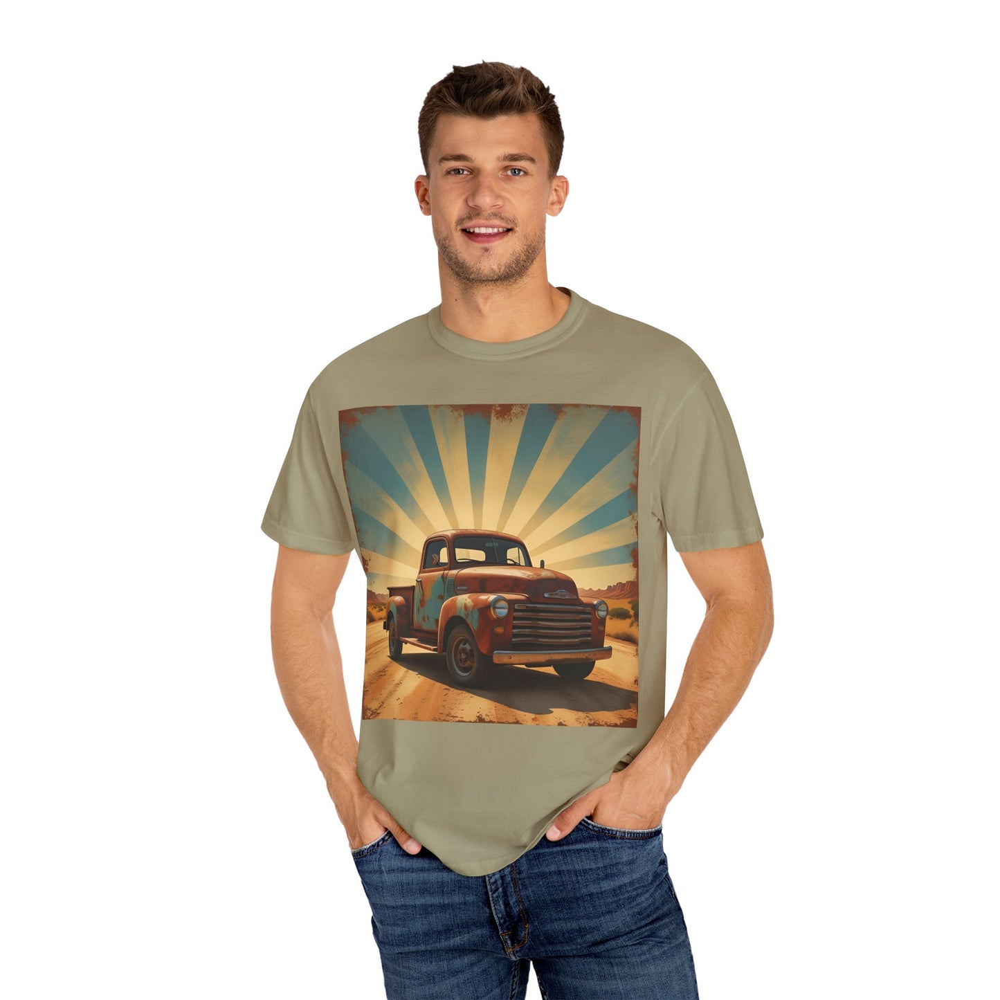 Classic Truck Unisex T-Shirt, Retro Car Tee, Casual Graphic Top, Road Trip Apparel, Gift for Adventurers