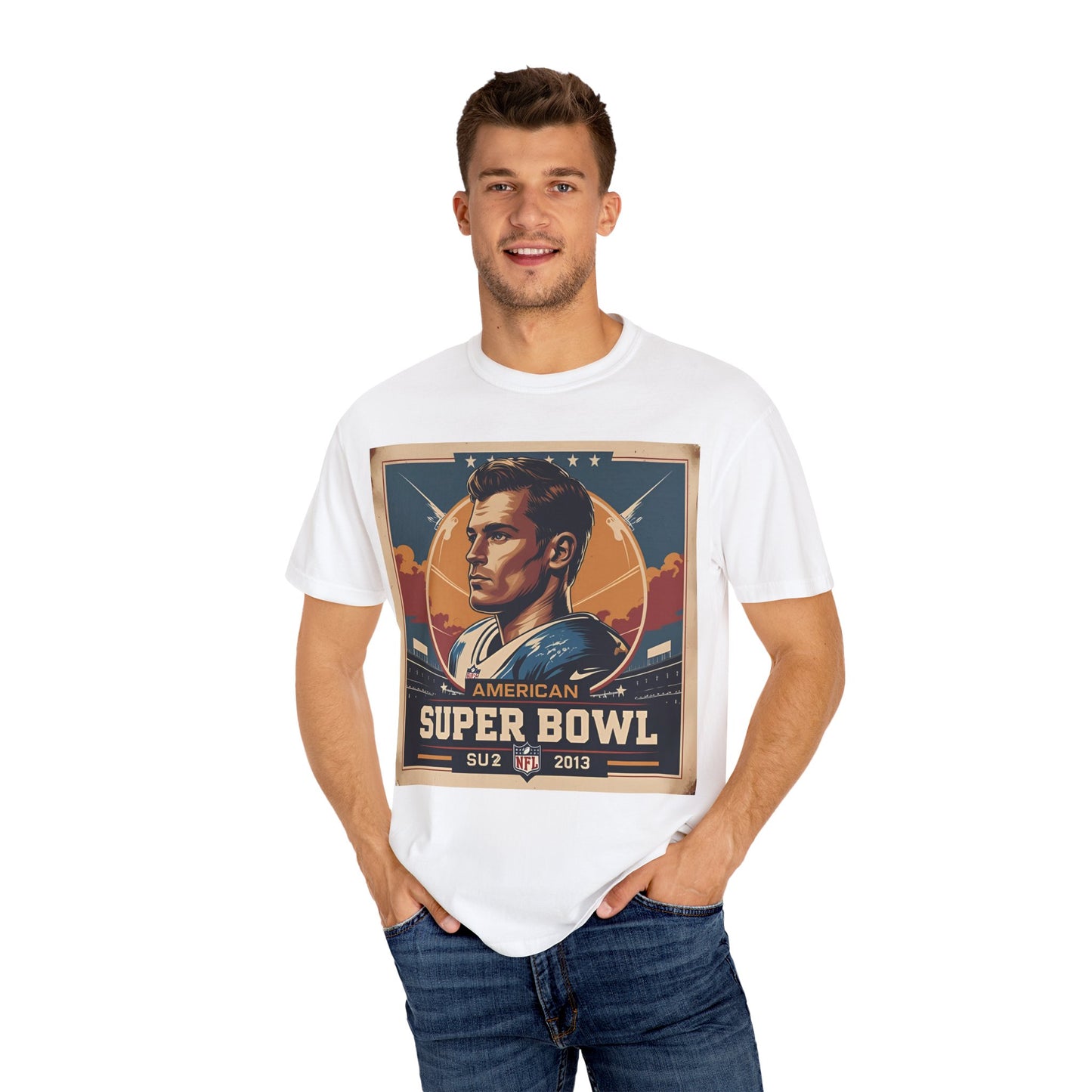 Super Bowl Vintage Tee, Unisex T-Shirt, Sports Apparel, Football Fan Gift, Casual Wear, Game Day Outfit