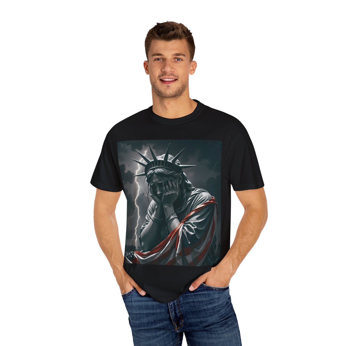 Statue of Liberty T-Shirt, Unisex T-Shirt, Freedom Tee, 4th of July Shirt, Gift for Patriots