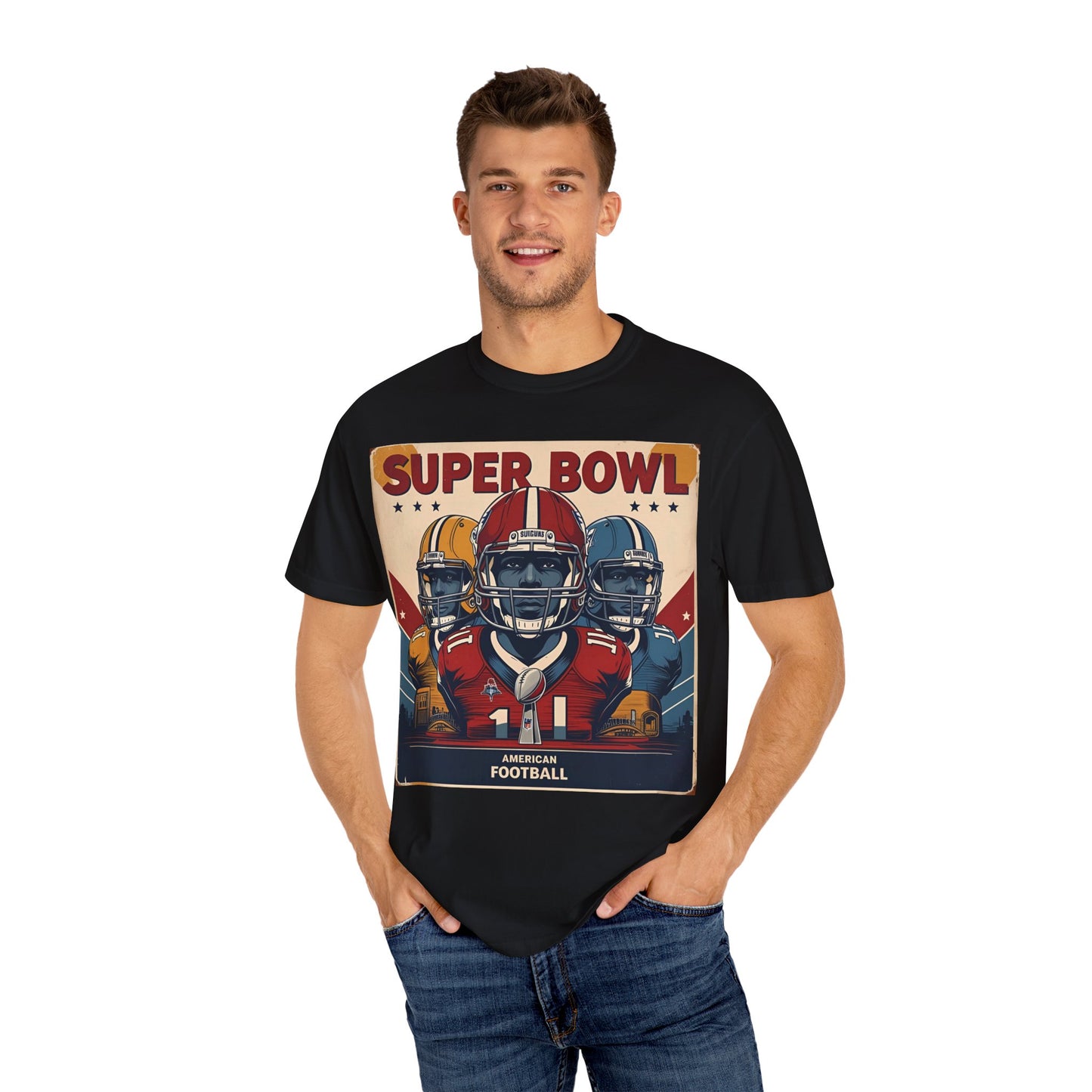 Vintage Super Bowl Unisex T-Shirt, Football Fan Apparel, Game Day Shirt, Sporty Gift, Casual Wear