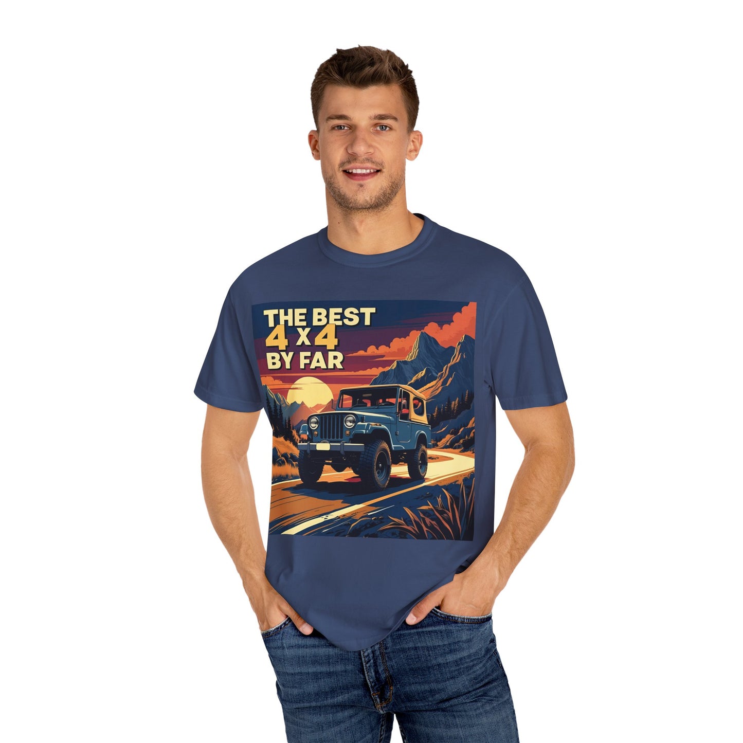 Classic 4x4 Adventure T-Shirt - Perfect for Outdoor Lovers, Travel Enthusiasts, Gift for Jeep Owners, Summer Apparel, Retro Style