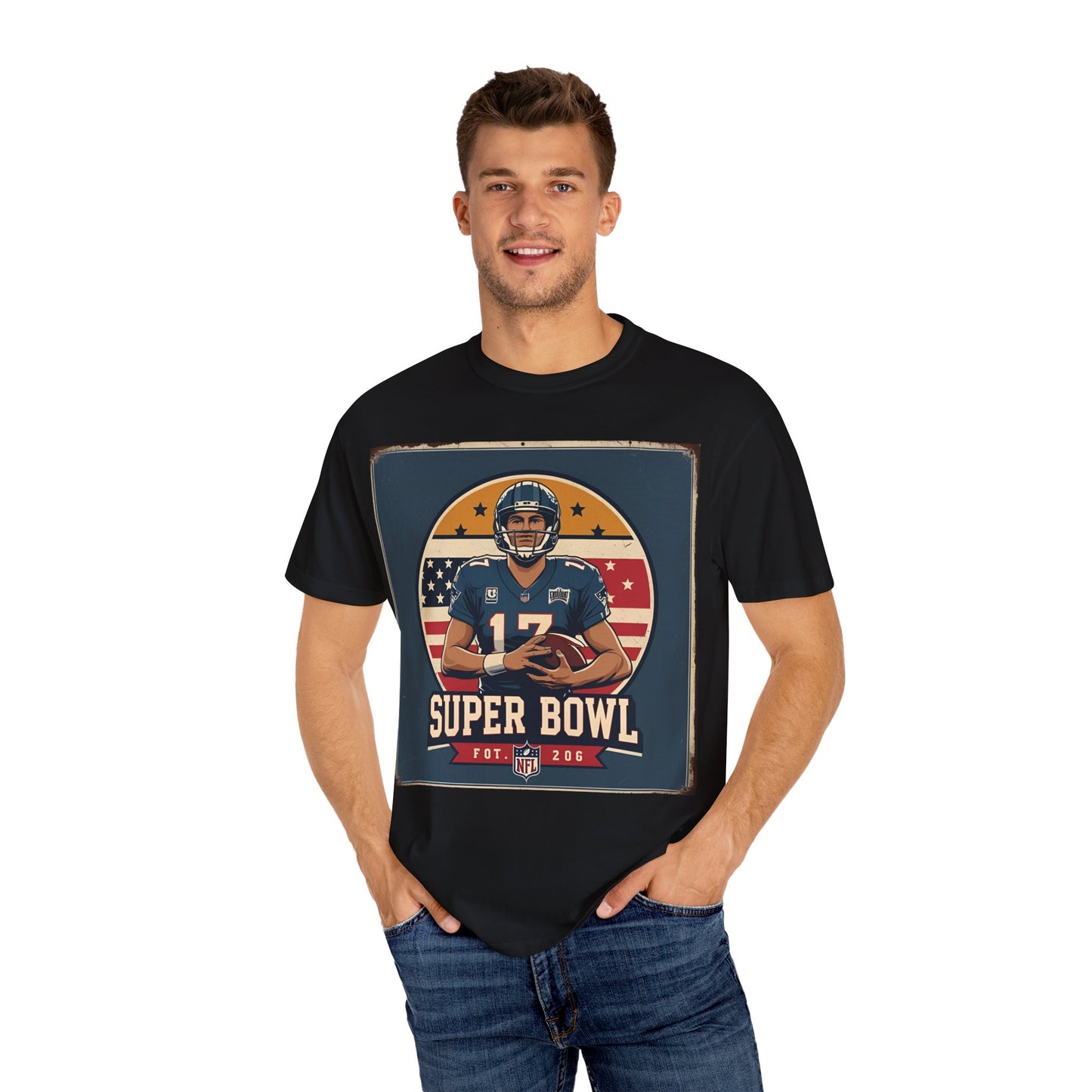 Super Bowl Vintage Unisex T-shirt | Football Fan Gift, Game Day Apparel, Sports Tee, Casual Wear, Team Spirit