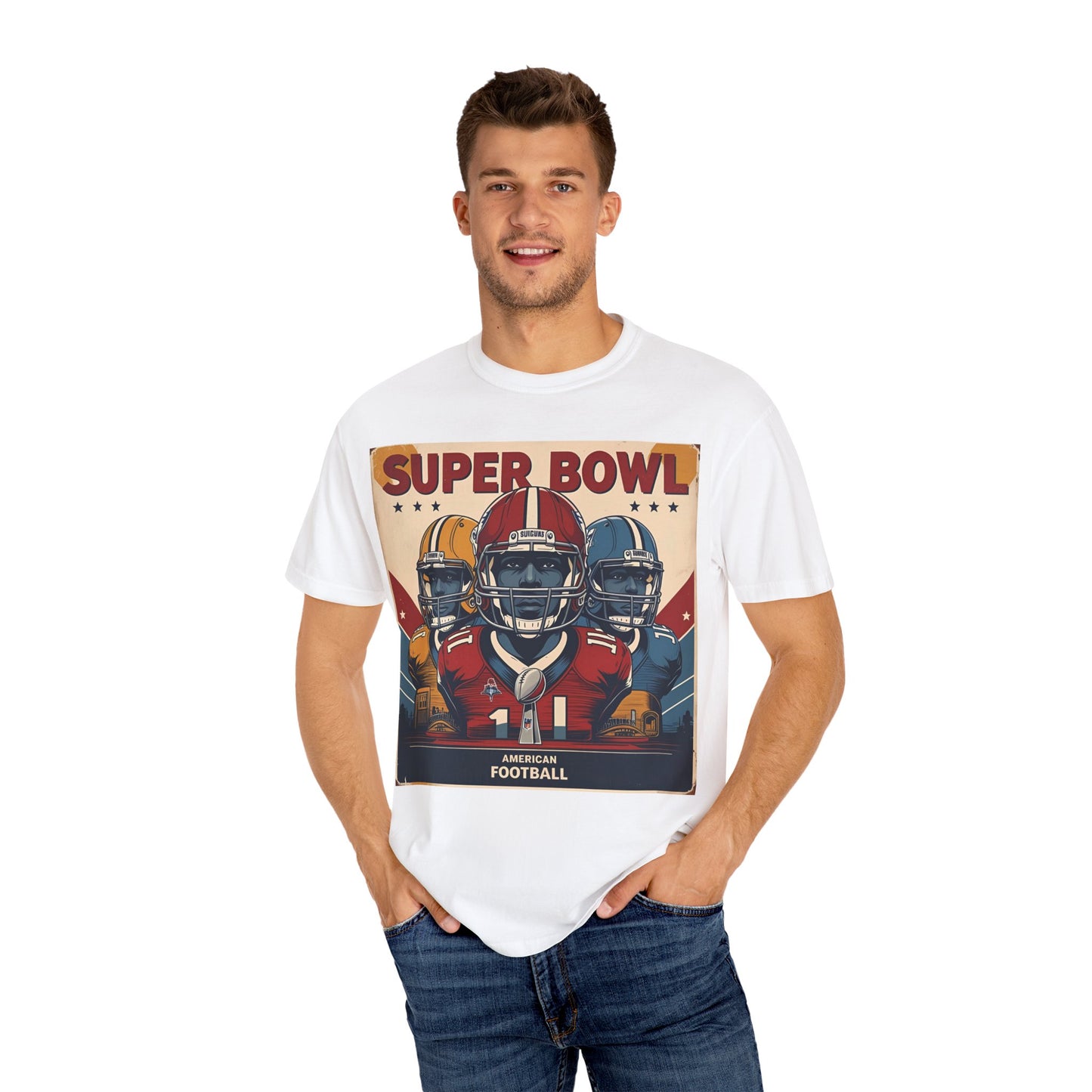 Vintage Super Bowl Unisex T-Shirt, Football Fan Apparel, Game Day Shirt, Sporty Gift, Casual Wear