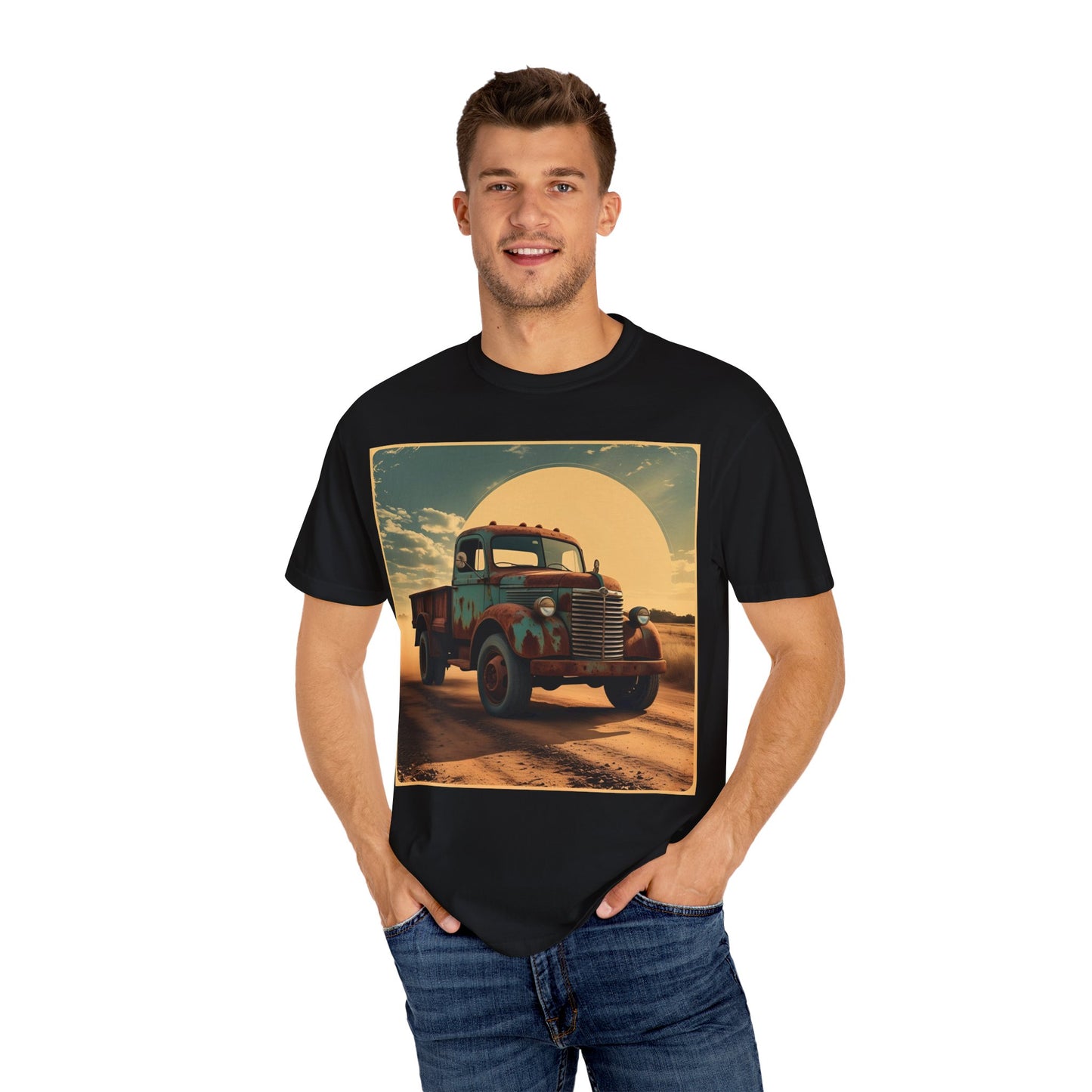 Classic Truck Unisex T-Shirt, Retro Car Tee, Casual Graphic Top, Road Trip Apparel, Gift for Adventurers