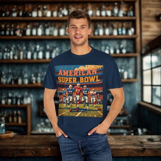 Super Bowl Vintage Unisex T-Shirt, Sports Fan Tee, Game Day Apparel, Sports Gift, Football Celebration Shirt