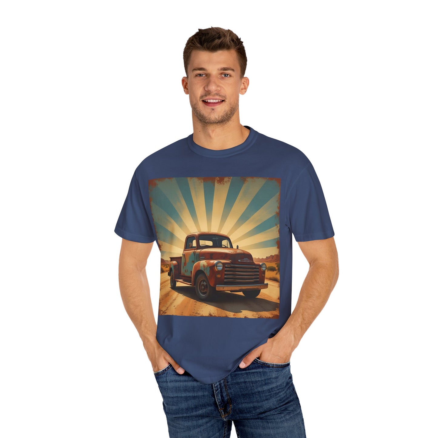 Classic Truck Unisex T-Shirt, Retro Car Tee, Casual Graphic Top, Road Trip Apparel, Gift for Adventurers