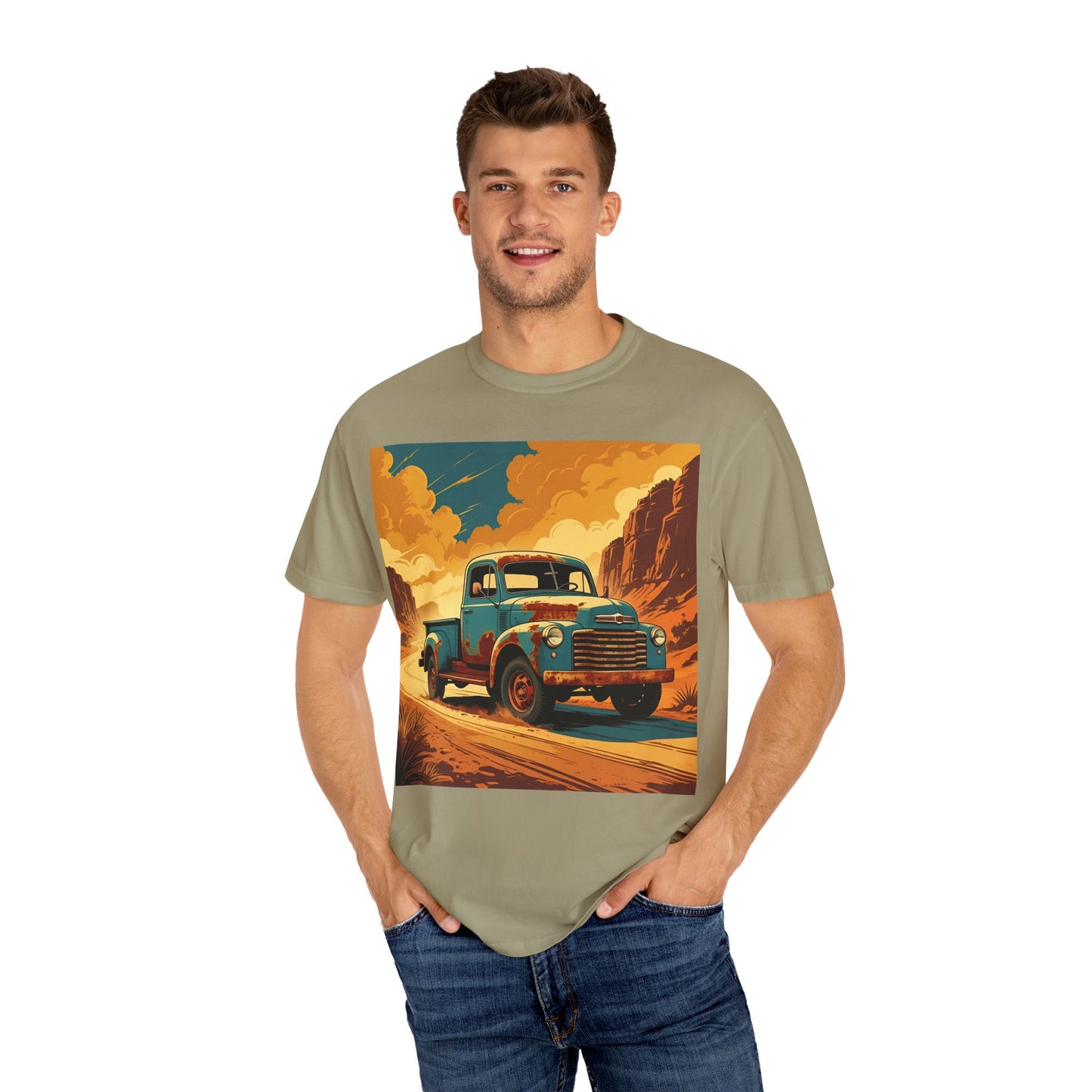 Classic Truck Unisex T-Shirt, Retro Car Tee, Casual Graphic Top, Road Trip Apparel, Gift for Adventurers