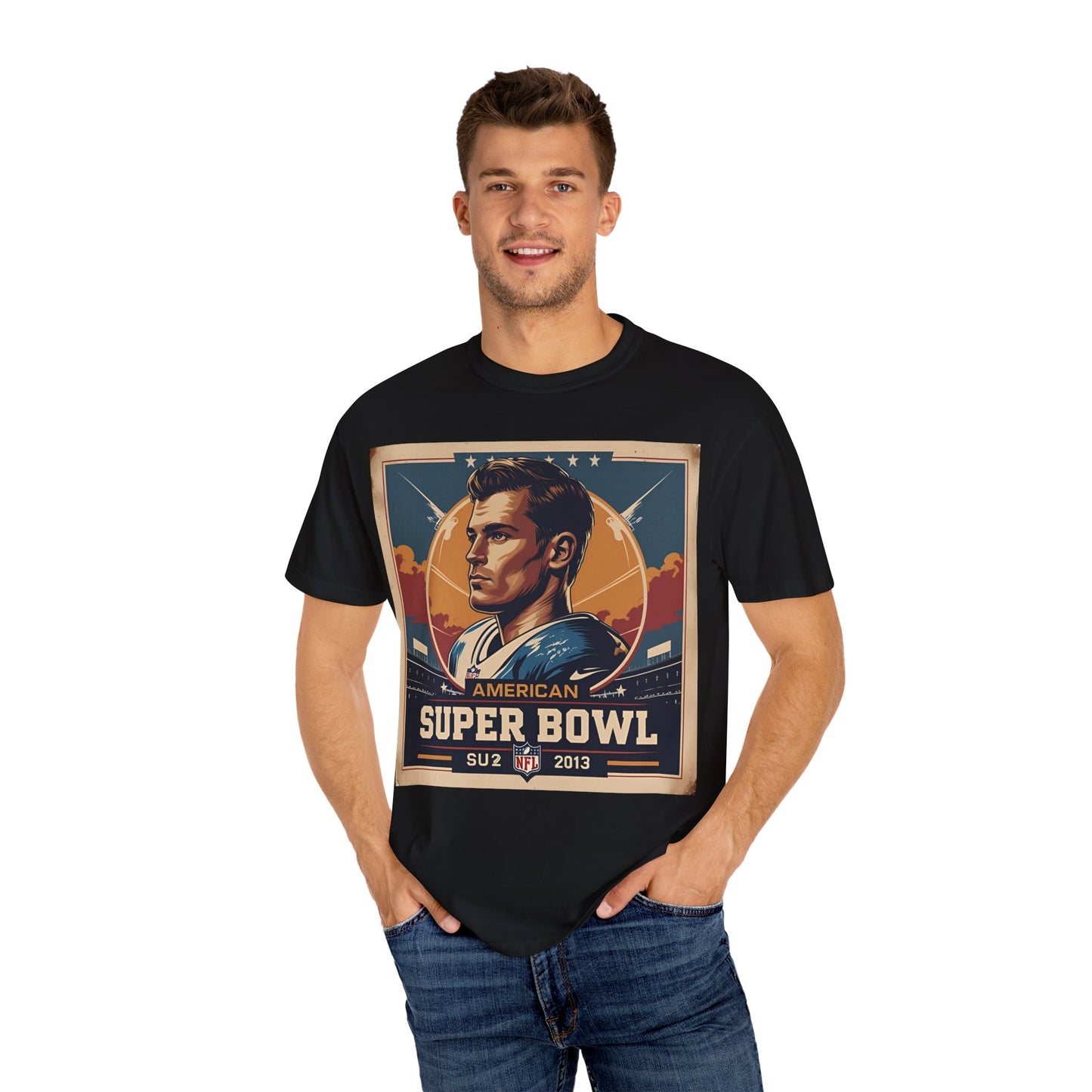 Super Bowl Vintage Tee, Unisex T-Shirt, Sports Apparel, Football Fan Gift, Casual Wear, Game Day Outfit