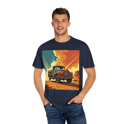 Classic Truck Unisex T-Shirt, Retro Car Tee, Casual Graphic Top, Road Trip Apparel, Gift for Adventurers