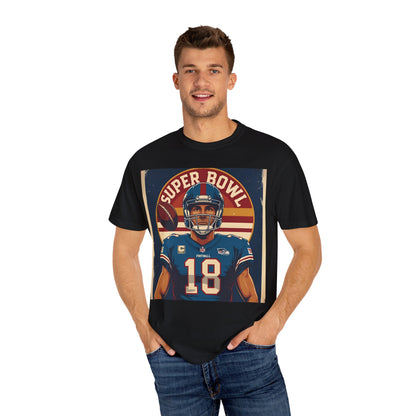 Super Bowl Vintage Graphic Tee, Unisex T-Shirt for Football Fans, Game Day Apparel, Sports Gift, Casual Wear