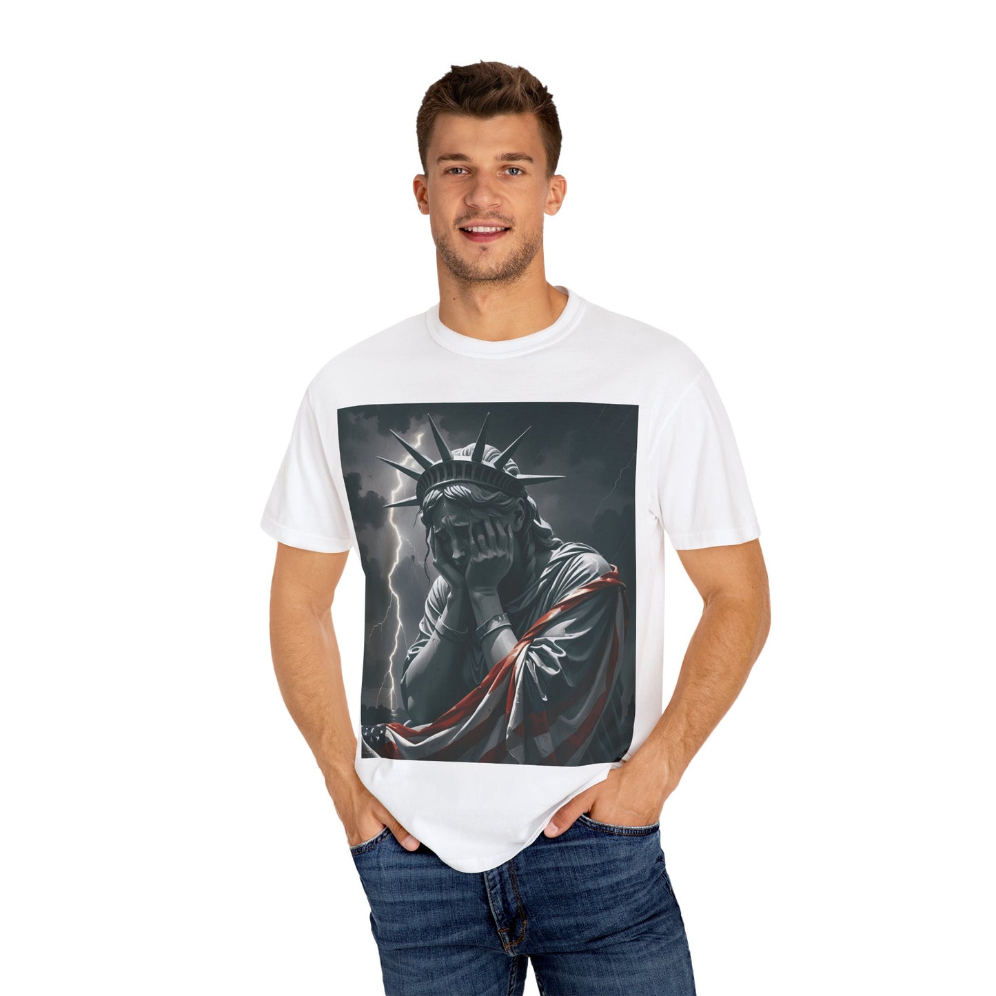 Statue of Liberty T-Shirt, Unisex T-Shirt, Freedom Tee, 4th of July Shirt, Gift for Patriots