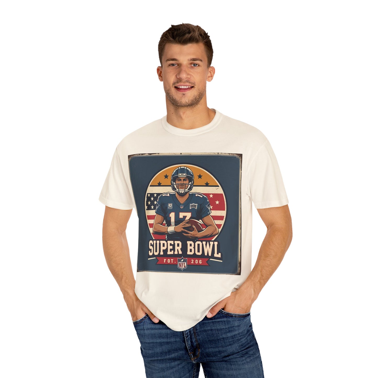 Super Bowl Vintage Unisex T-shirt | Football Fan Gift, Game Day Apparel, Sports Tee, Casual Wear, Team Spirit