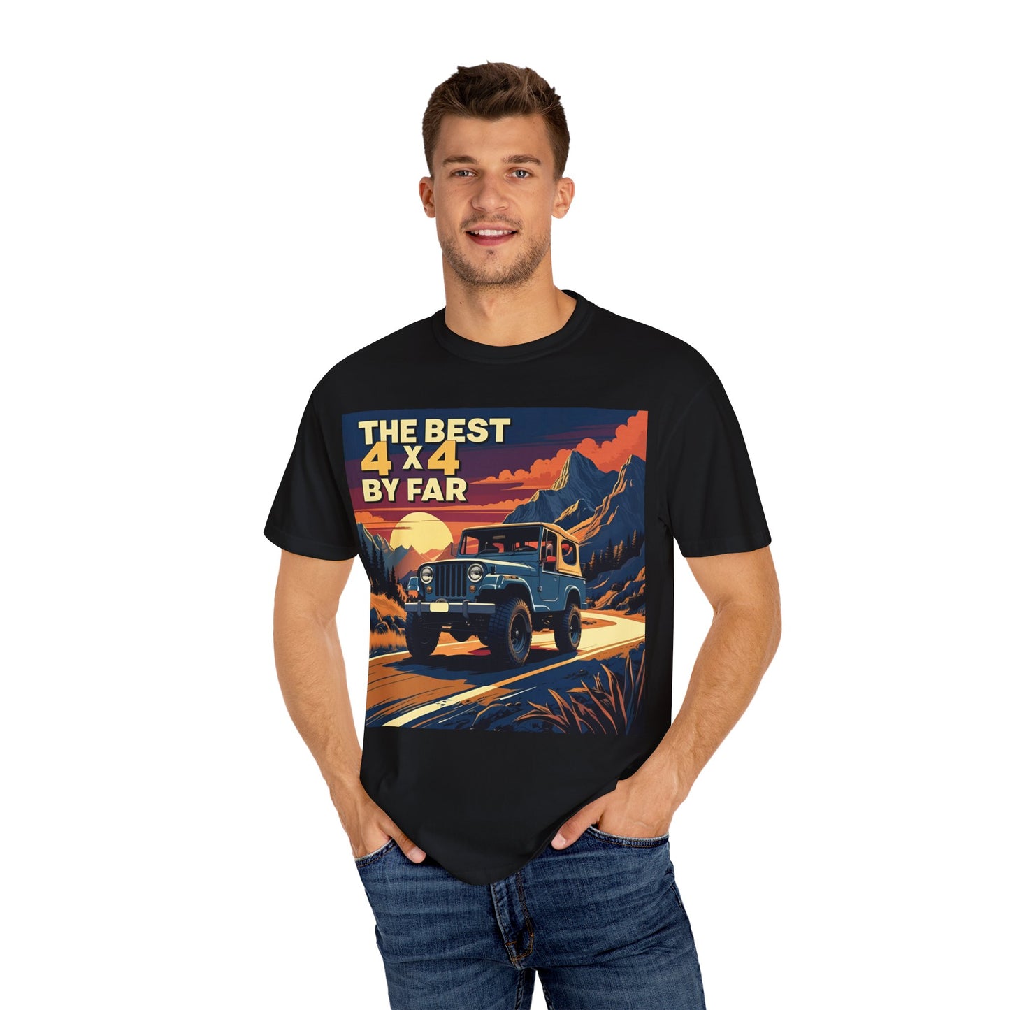 Classic 4x4 Adventure T-Shirt - Perfect for Outdoor Lovers, Travel Enthusiasts, Gift for Jeep Owners, Summer Apparel, Retro Style