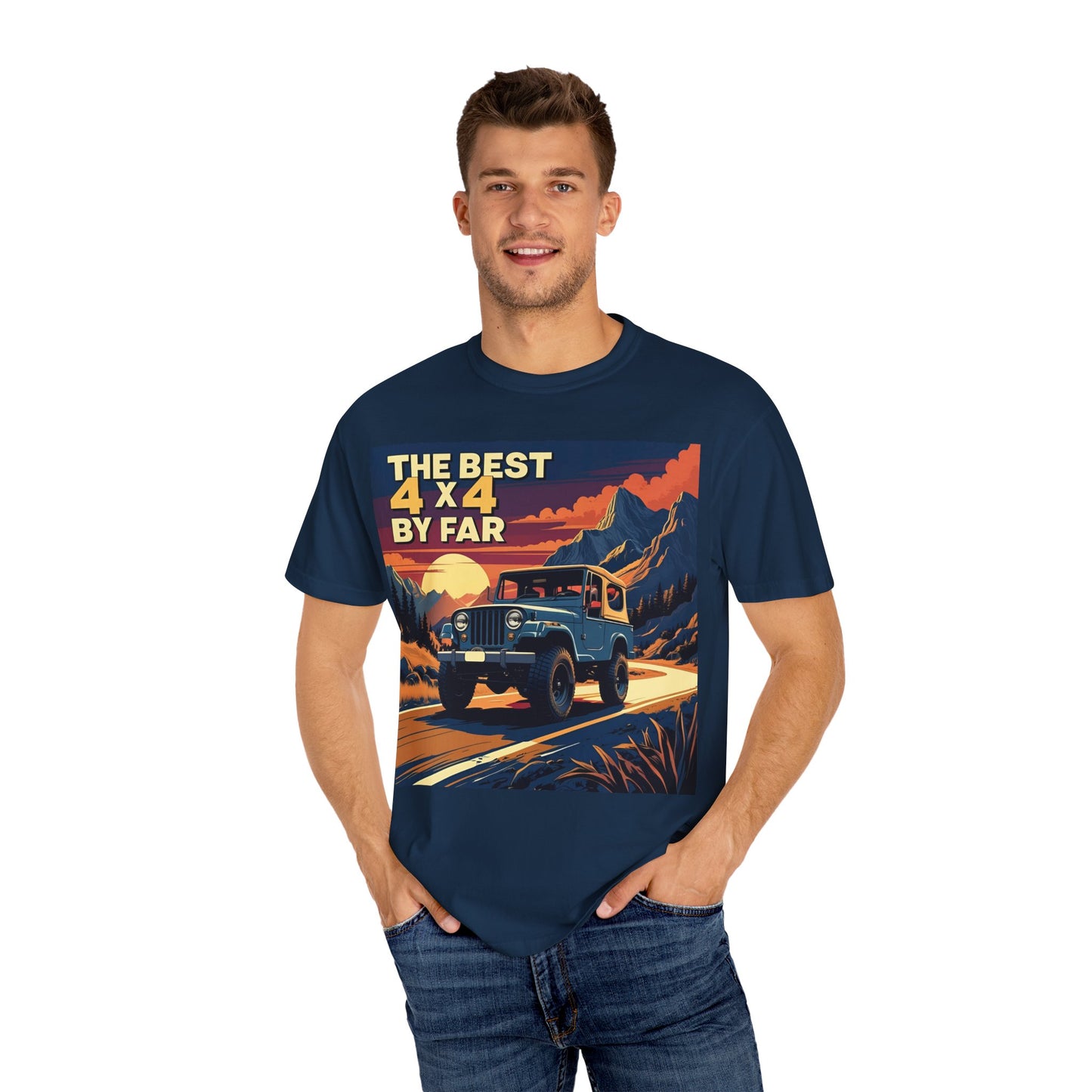 Classic 4x4 Adventure T-Shirt - Perfect for Outdoor Lovers, Travel Enthusiasts, Gift for Jeep Owners, Summer Apparel, Retro Style