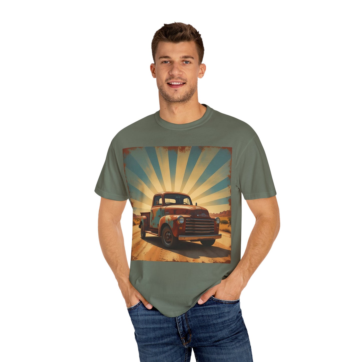 Classic Truck Unisex T-Shirt, Retro Car Tee, Casual Graphic Top, Road Trip Apparel, Gift for Adventurers