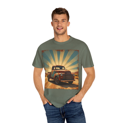 Classic Truck Unisex T-Shirt, Retro Car Tee, Casual Graphic Top, Road Trip Apparel, Gift for Adventurers