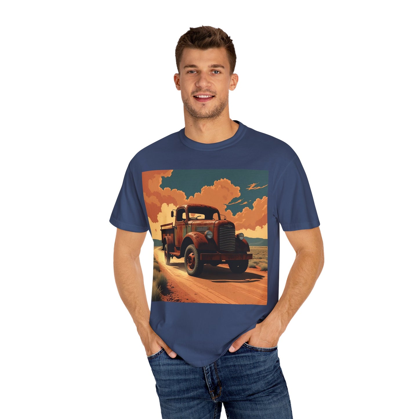 Classic Truck Unisex T-Shirt, Retro Car Tee, Casual Graphic Top, Road Trip Apparel, Gift for Adventurers