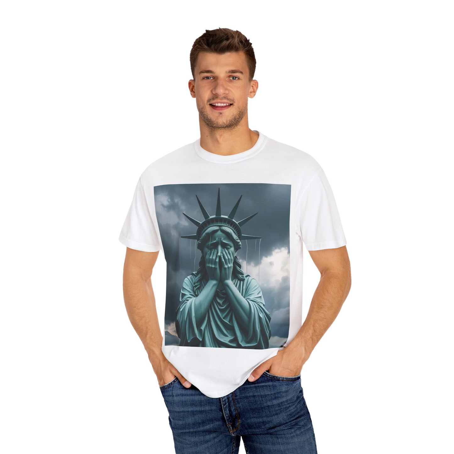 Statue of Liberty T-Shirt | Unisex Tee for Advocates, Freedom Lovers, Protest Gear, Gift for Patriots, National Observations