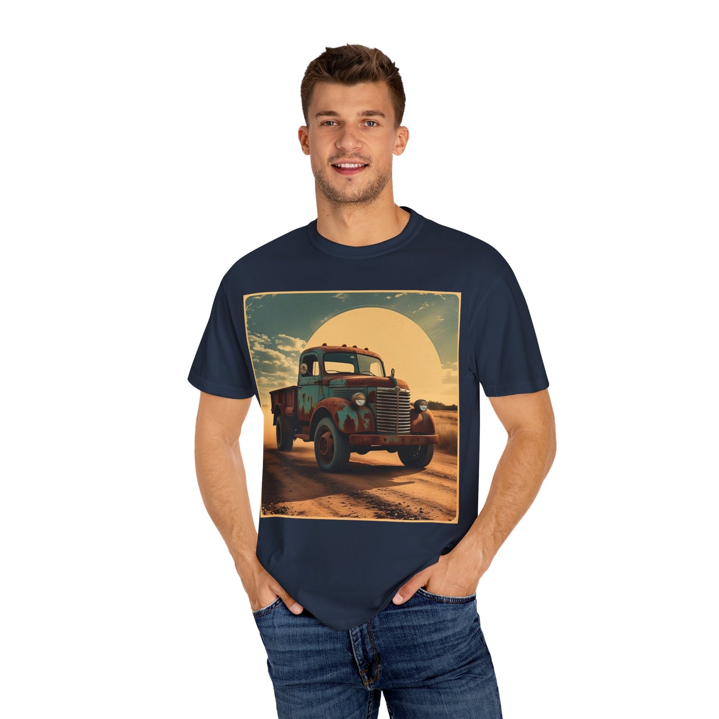 Classic Truck Unisex T-Shirt, Retro Car Tee, Casual Graphic Top, Road Trip Apparel, Gift for Adventurers