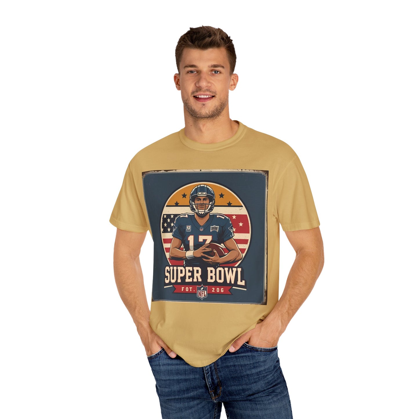 Super Bowl Vintage Unisex T-shirt | Football Fan Gift, Game Day Apparel, Sports Tee, Casual Wear, Team Spirit