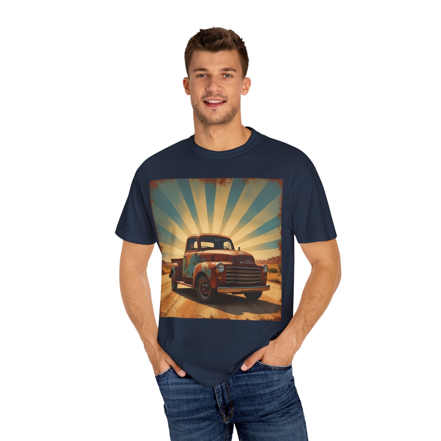 Classic Truck Unisex T-Shirt, Retro Car Tee, Casual Graphic Top, Road Trip Apparel, Gift for Adventurers