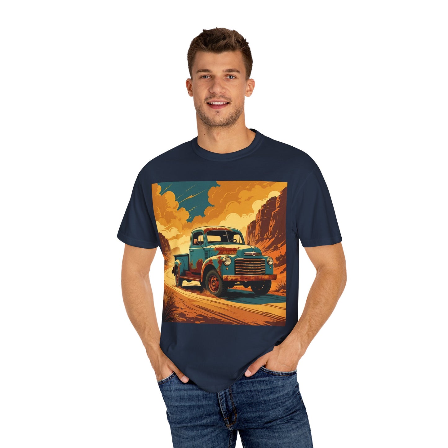 Classic Truck Unisex T-Shirt, Retro Car Tee, Casual Graphic Top, Road Trip Apparel, Gift for Adventurers