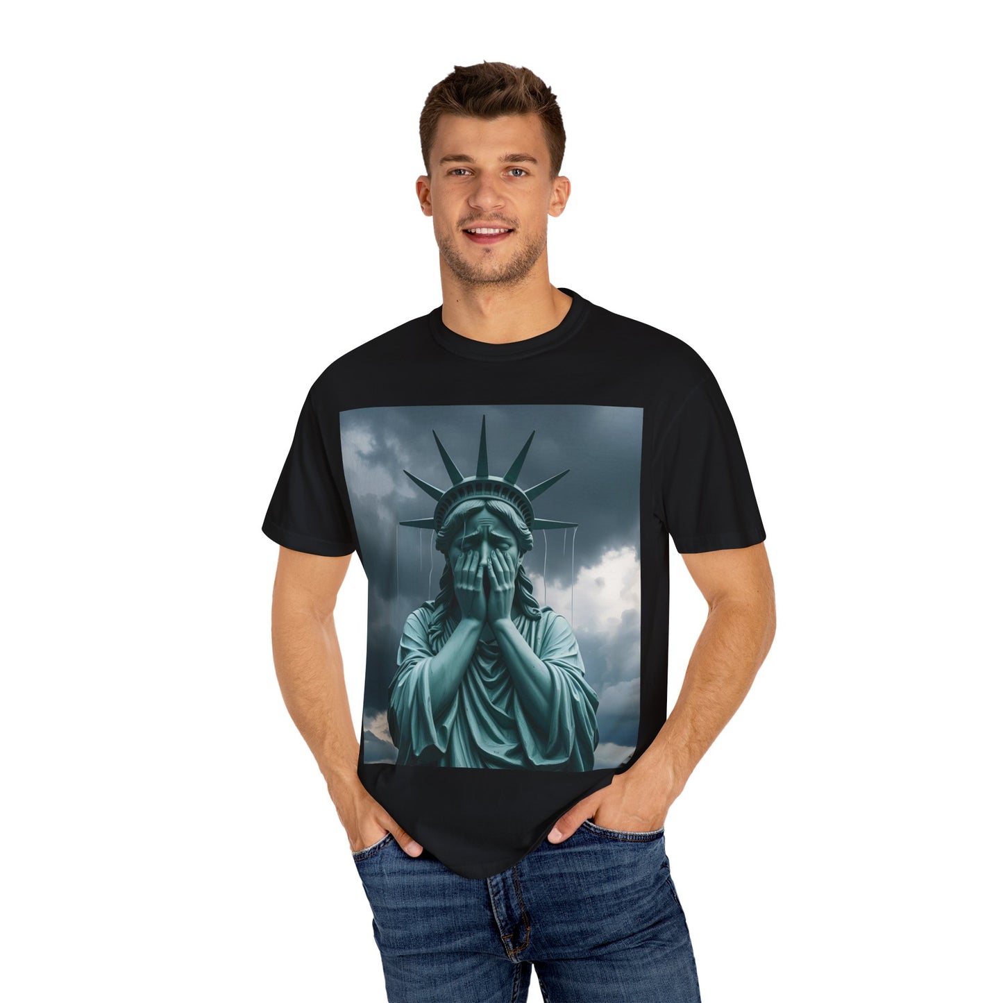 Statue of Liberty T-Shirt | Unisex Tee for Advocates, Freedom Lovers, Protest Gear, Gift for Patriots, National Observations