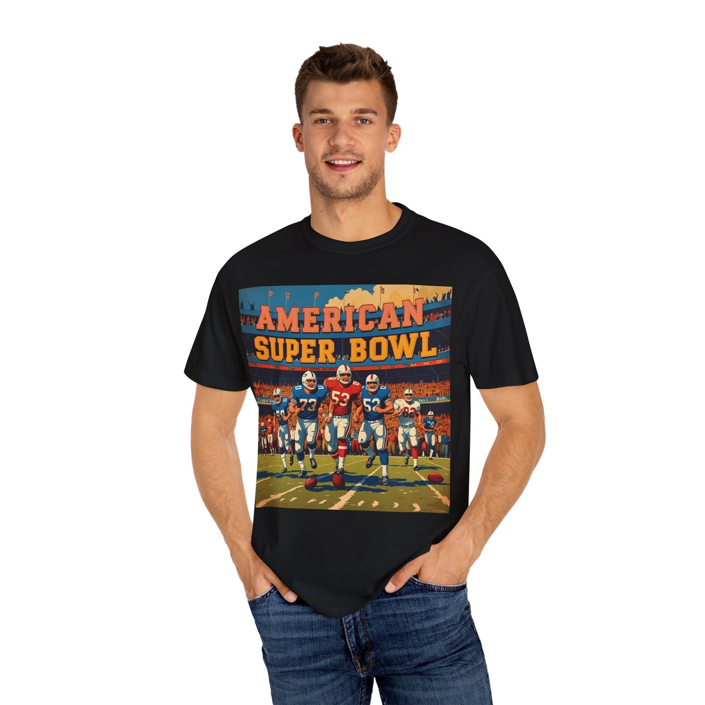 Super Bowl Vintage Unisex T-Shirt, Sports Fan Tee, Game Day Apparel, Sports Gift, Football Celebration Shirt