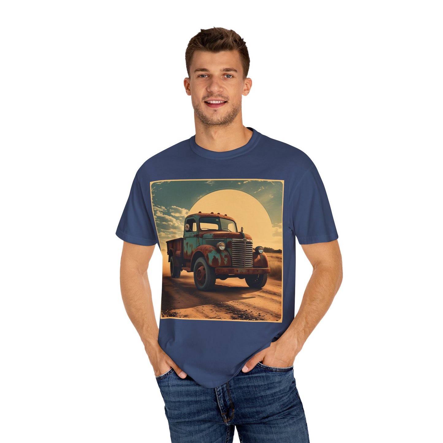 Classic Truck Unisex T-Shirt, Retro Car Tee, Casual Graphic Top, Road Trip Apparel, Gift for Adventurers