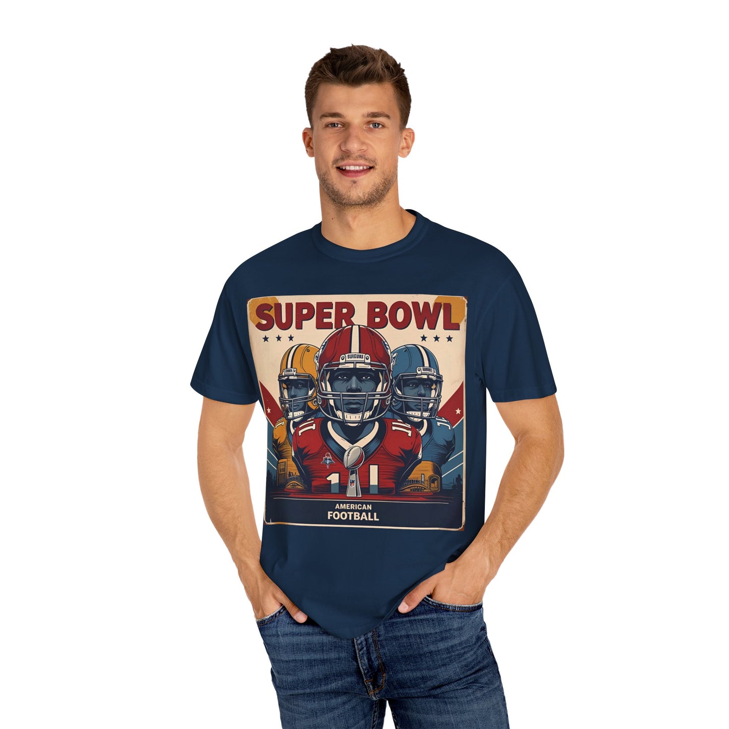 Vintage Super Bowl Unisex T-Shirt, Football Fan Apparel, Game Day Shirt, Sporty Gift, Casual Wear