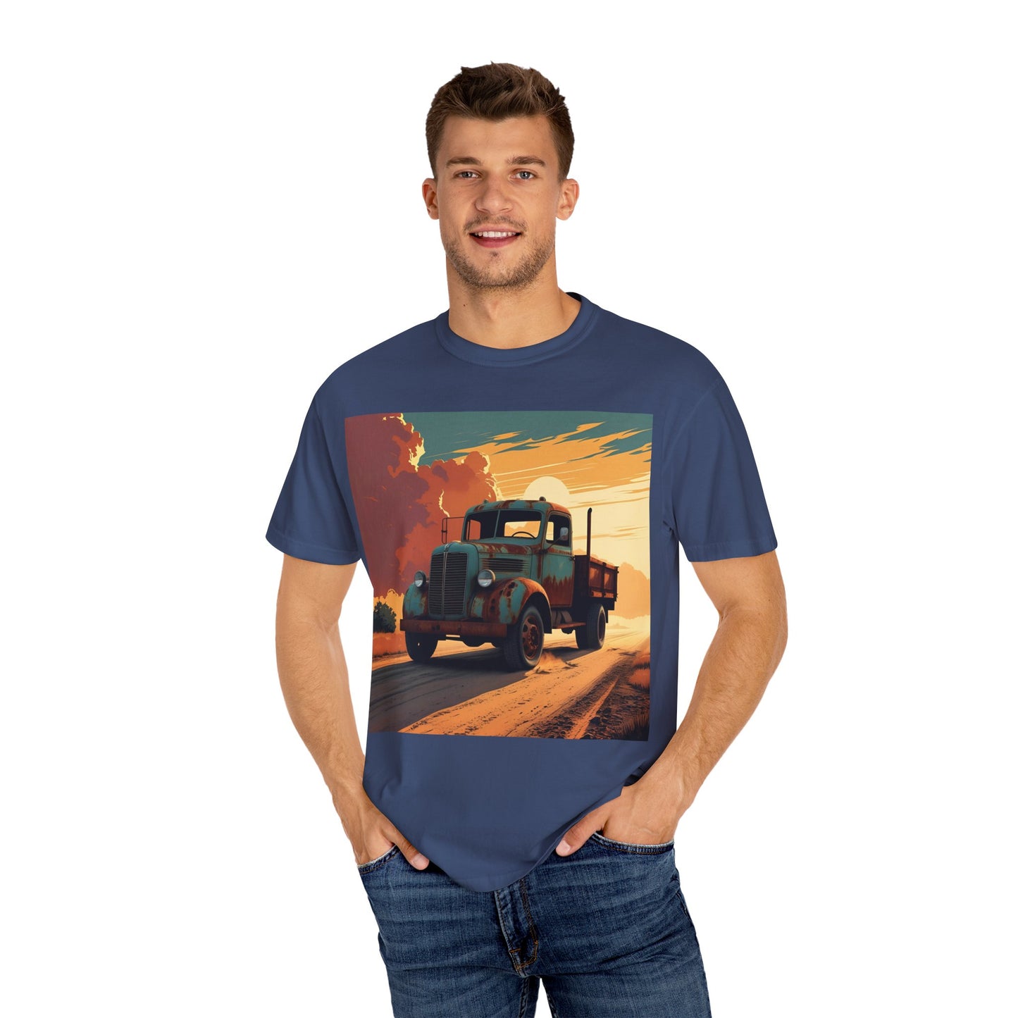 Classic Truck Unisex T-Shirt, Retro Car Tee, Casual Graphic Top, Road Trip Apparel, Gift for Adventurers