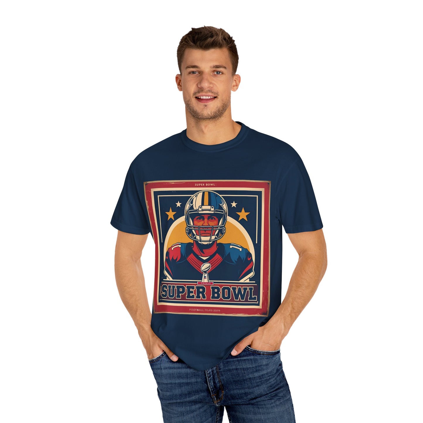 Super Bowl T-Shirt, Unisex Sports Tee, Game Day Apparel, Football Fan Gear, Gift for Him/Her