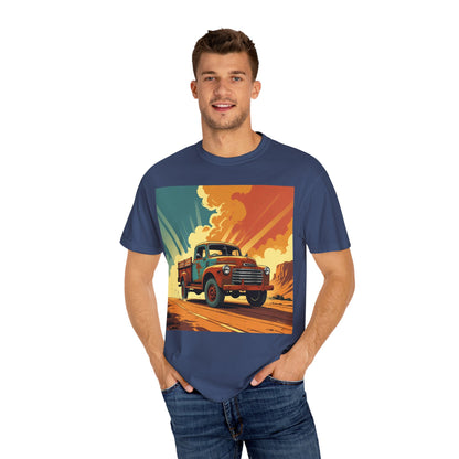Classic Truck Unisex T-Shirt, Retro Car Tee, Casual Graphic Top, Road Trip Apparel, Gift for Adventurers