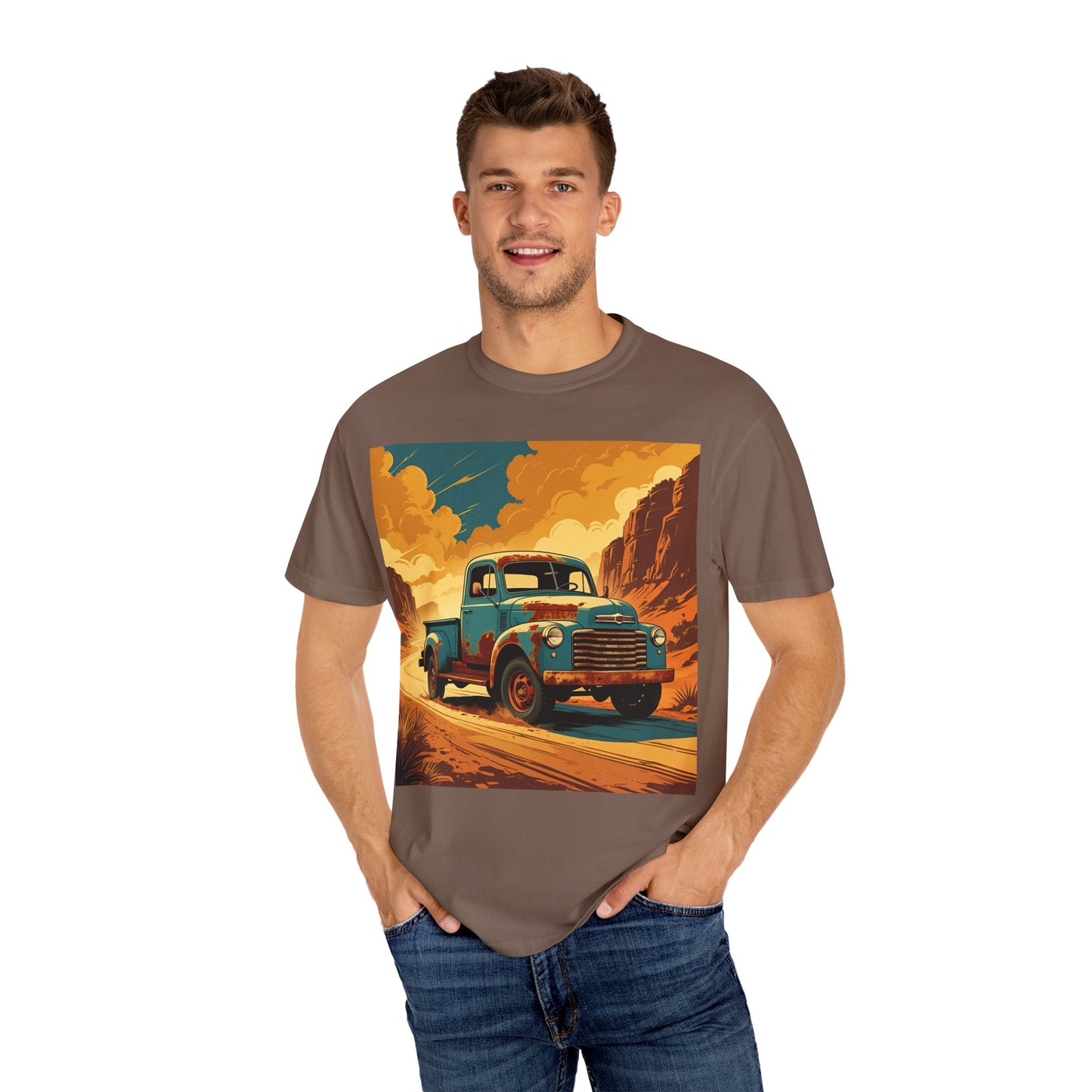 Classic Truck Unisex T-Shirt, Retro Car Tee, Casual Graphic Top, Road Trip Apparel, Gift for Adventurers