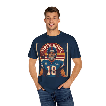Super Bowl Vintage Graphic Tee, Unisex T-Shirt for Football Fans, Game Day Apparel, Sports Gift, Casual Wear