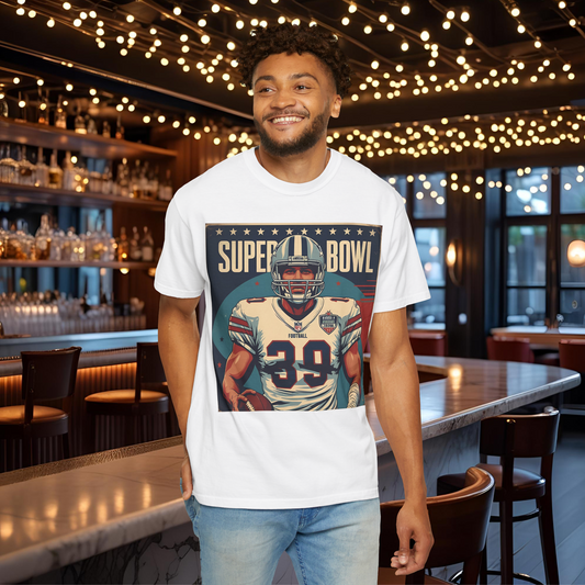 Super Bowl Graphic Unisex T-Shirt, Football Fan Tee, Game Day Apparel, Sports Gift, Casual Wear