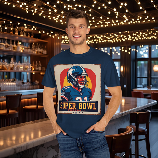 Super Bowl Champion T-Shirt, Unisex Tee for Football Fans, Game Day Shirt, Sports Merchandise, Gift for Him, Her, Builders of Victory