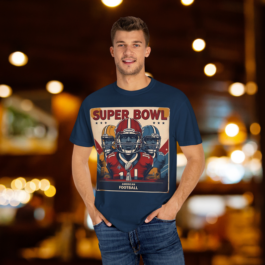 Vintage Super Bowl Unisex T-Shirt, Football Fan Apparel, Game Day Shirt, Sporty Gift, Casual Wear