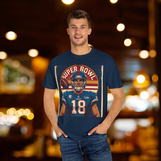 Super Bowl Vintage Graphic Tee, Unisex T-Shirt for Football Fans, Game Day Apparel, Sports Gift, Casual Wear