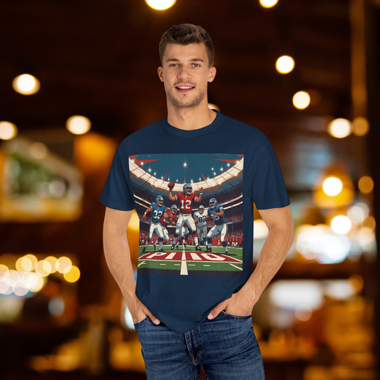 Football Celebration Graphic T-Shirt, Sports Tee, Unisex Athletic Shirt, Game Day Apparel, Gift for Fans