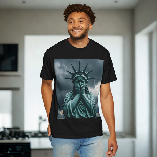 Statue of Liberty T-Shirt | Unisex Tee for Advocates, Freedom Lovers, Protest Gear, Gift for Patriots, National Observations