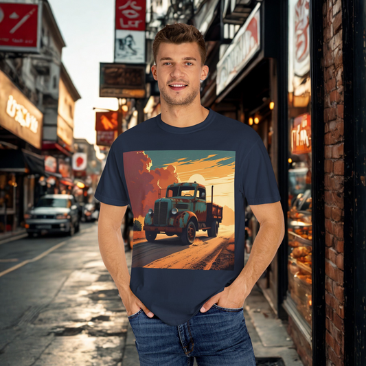 Classic Truck Unisex T-Shirt, Retro Car Tee, Casual Graphic Top, Road Trip Apparel, Gift for Adventurers