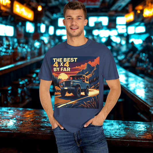 Classic 4x4 Adventure T-Shirt - Perfect for Outdoor Lovers, Travel Enthusiasts, Gift for Jeep Owners, Summer Apparel, Retro Style
